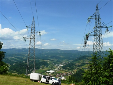 ELES uspešno končal obnovo 110 kV daljnovoda Brestanica–Krško NEK